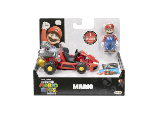SUPER MARIO MOVIE PERSONAGGIO CON VEICOLO ASS.TO