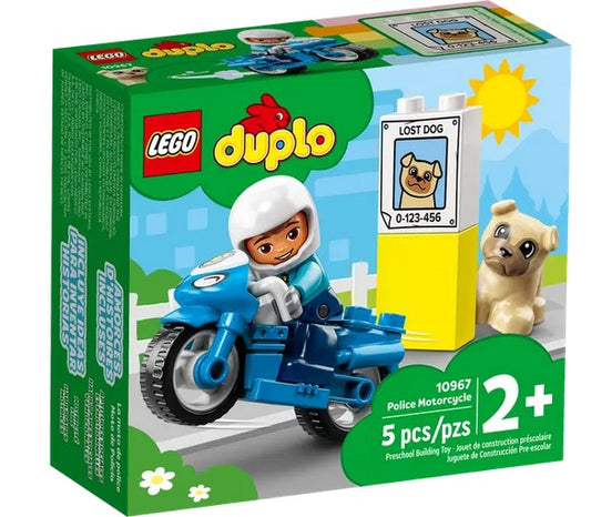 DU MOTOCICLETTA DELLA POLIZIA