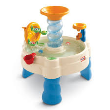 TAVOLINO SPIRALIN ACQUA + PALLINE