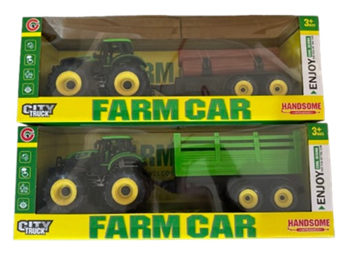 TRATTORE 25CM CON RIMORCHIO ASS.