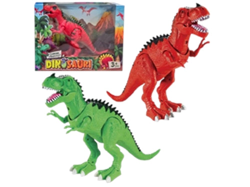 DINOSAURO CAMMINANTE 37CM BO PROIETTORE