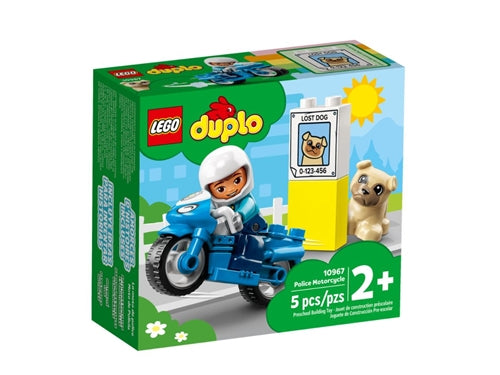 DU MOTOCICLETTA DELLA POLIZIA