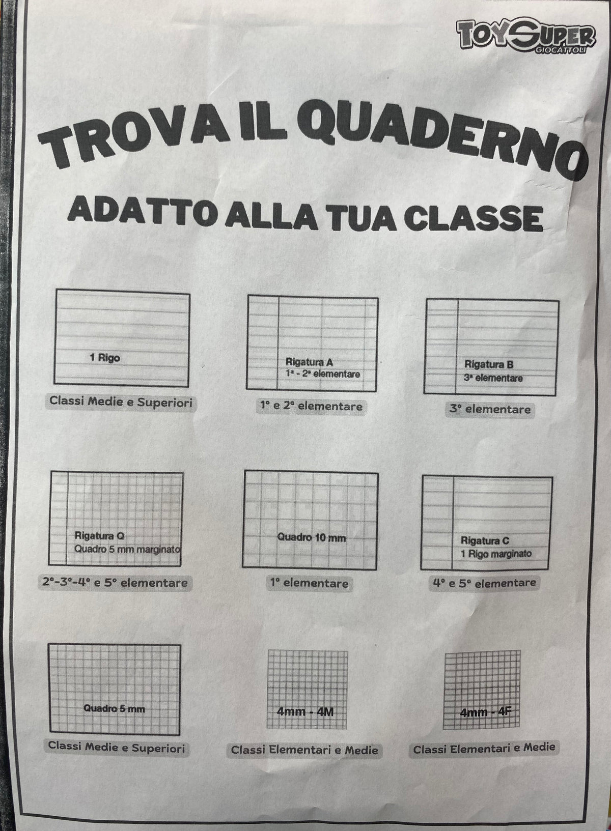 MAXI QUADERNO MITAMA MOD.5MM