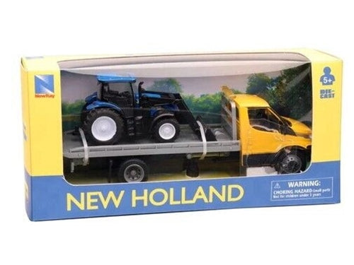 IVECO DAILY 1:36 CON MEZZI NEW HOLLAND ASS