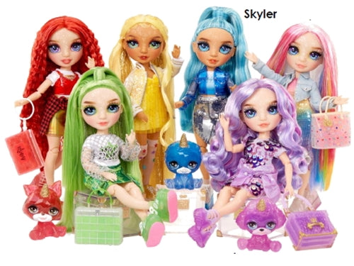 CLASSIC RAINBOW FASHION DOLL- SKYLER BLUE