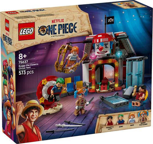 ONE PIECE LA TENDA DEL CIRCO DI BAGY IL CLOWN