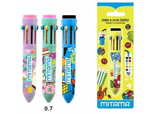 PENNA SCATTO 10 COLORI MITAMA TOP TEN BL 1