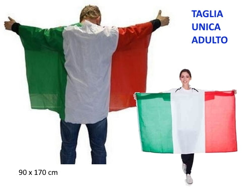 BANDIERA PONCHO ITALIA TG U 22