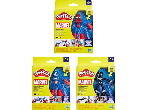 PLAYDOH MARVEL FIGURES ASST
