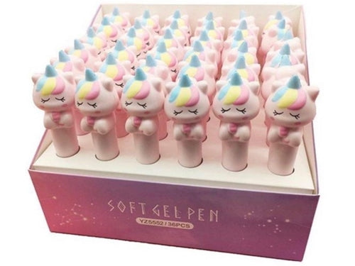 PENNA SQUISHY GEL UNICORNO