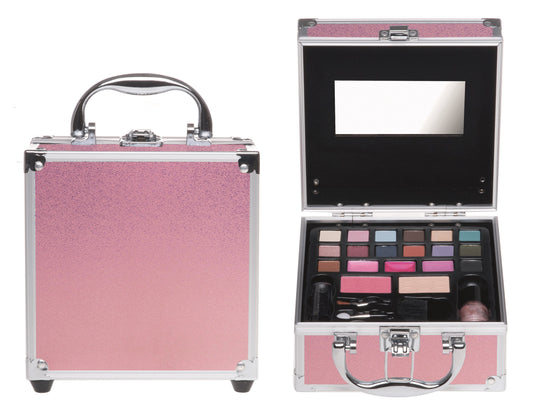 COSMETIC VALIGETTA ROSA GLITTER MINI 26PK