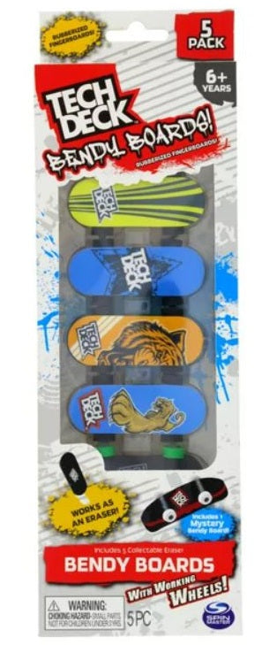 TECH DECK SKATEBOARD 5PK ASSORTITI
