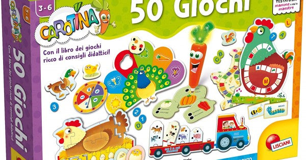 CAROTINA PENNA PARLANTE 50 GIOCHI