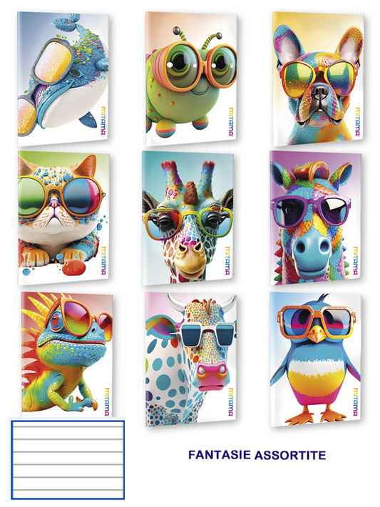 MAXI QUADERNO ANIMAL 80GR MOD 1 RIGO