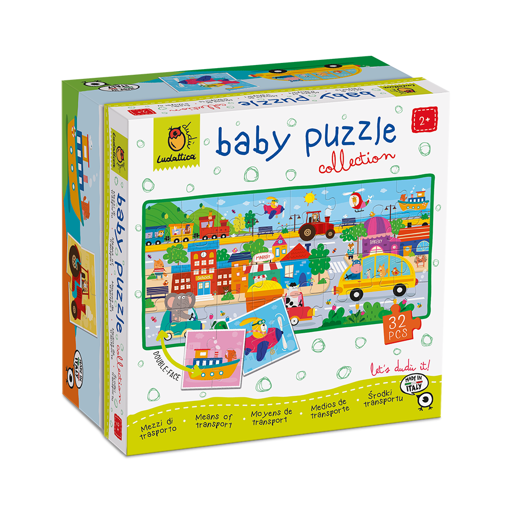 DUDU BABY PUZZLE COLLECTION MEZZI DI TRASPORTO