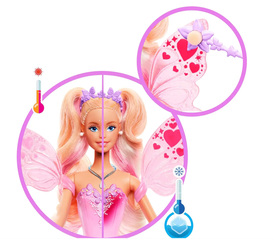 BARBIE FATINA CAMBIA COLORE