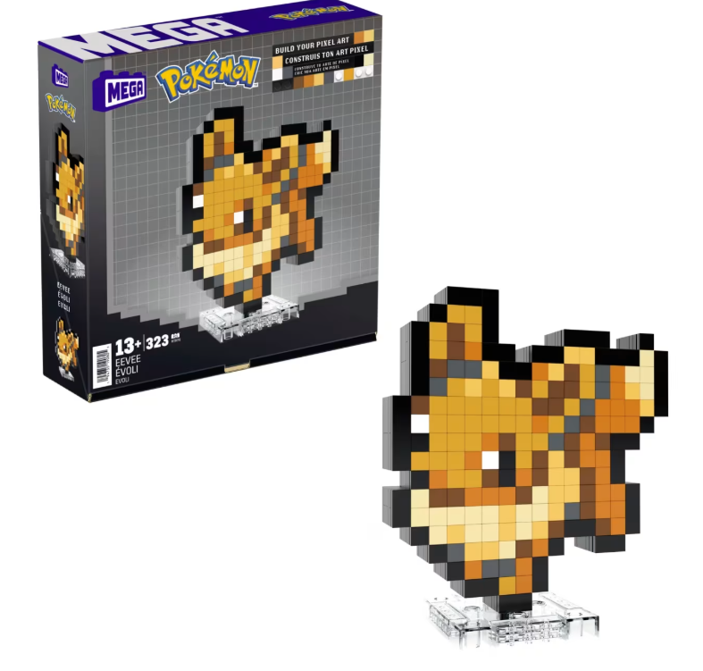 MEGA POKEMON PIXEL ART EVEE