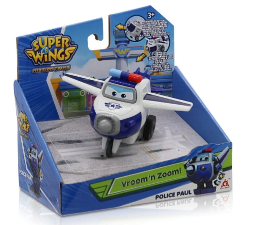SUPER WINGS VROOM ZOOM POLICE