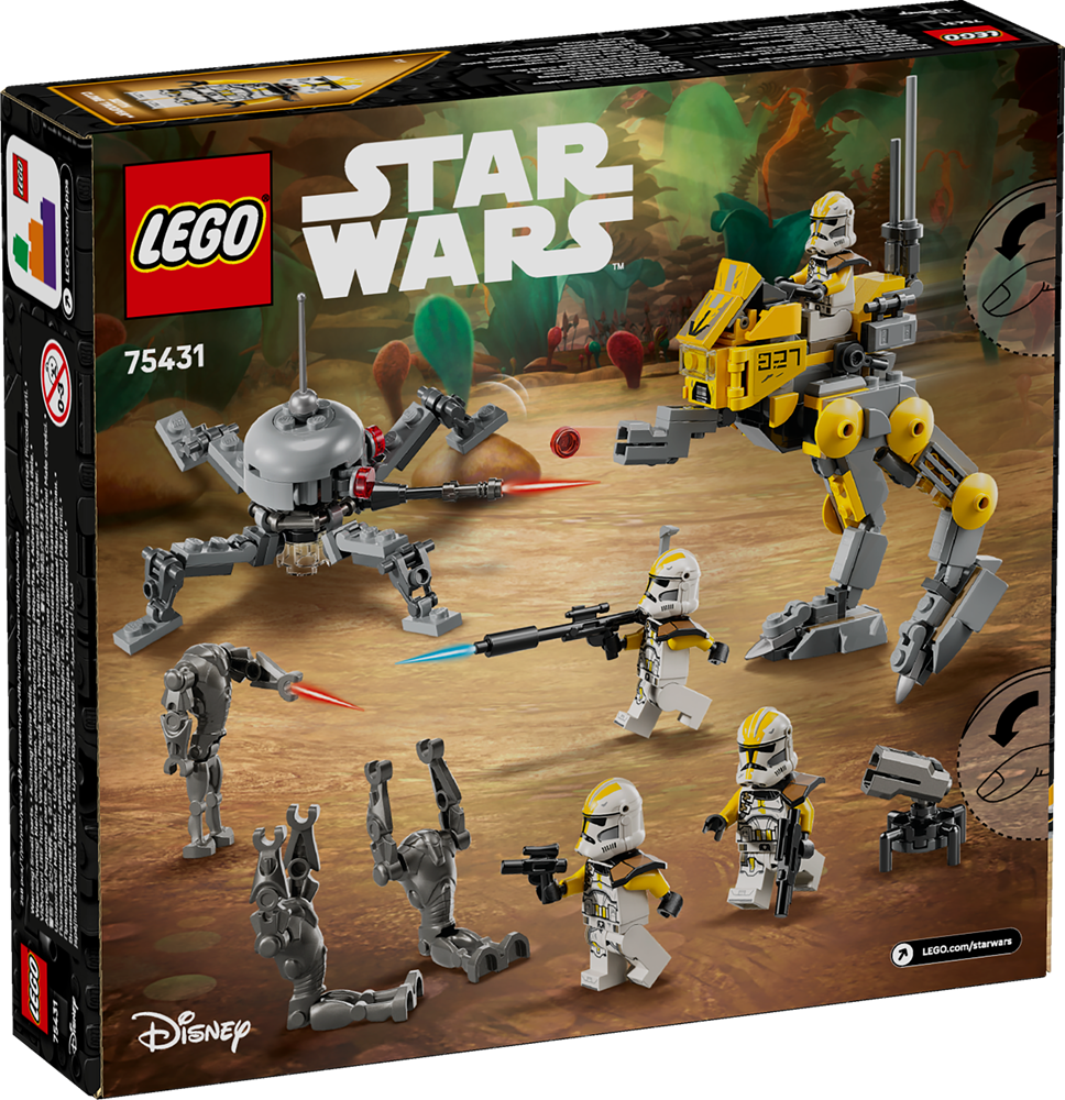 SW BATTLE PACK 327 STAR CORPS CLONE TROOPERS