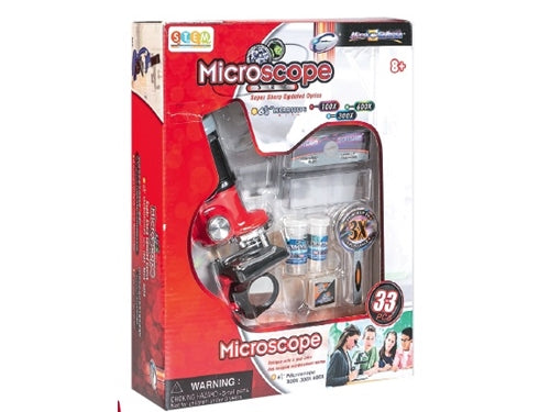 MICROSCOPIO 100-300-600X 33 PZ